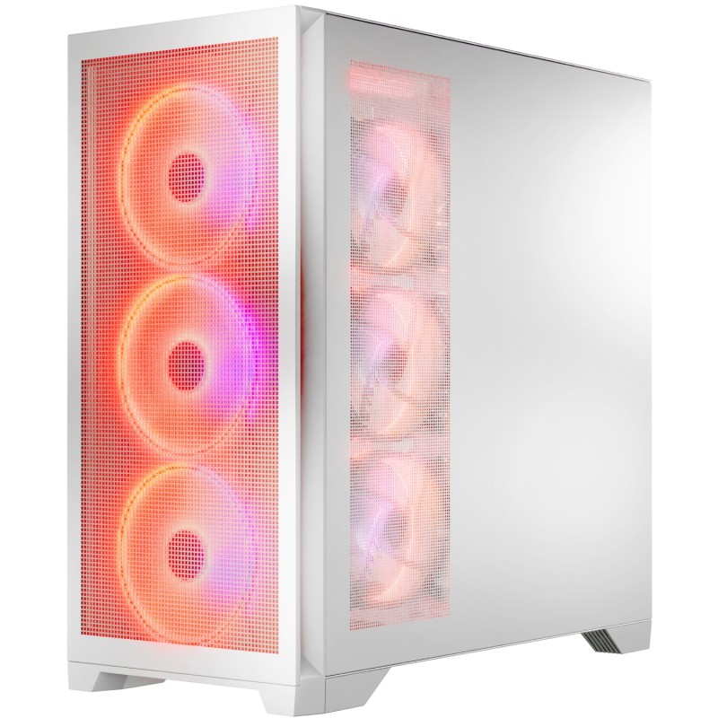 Корпус Modecom VOLCANO EXPANSE S ARGB 4x140mm fans MIDI USB 3.0x2+TYPE-C WHITE без БЖ ATX