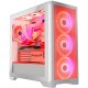 Корпус Modecom VOLCANO EXPANSE S ARGB 4x140mm fans MIDI USB 3.0x2+TYPE-C WHITE без БЖ ATX