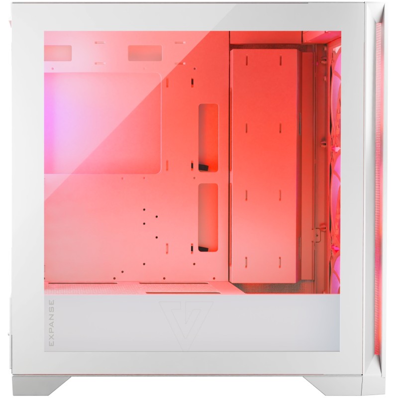 Корпус Modecom VOLCANO EXPANSE S ARGB 4x140mm fans MIDI USB 3.0x2+TYPE-C WHITE без БЖ ATX