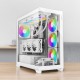 Корпус Xilence XILENT GLEAM ARGB X818.W.ARGB, без БЖ ATX WHITE