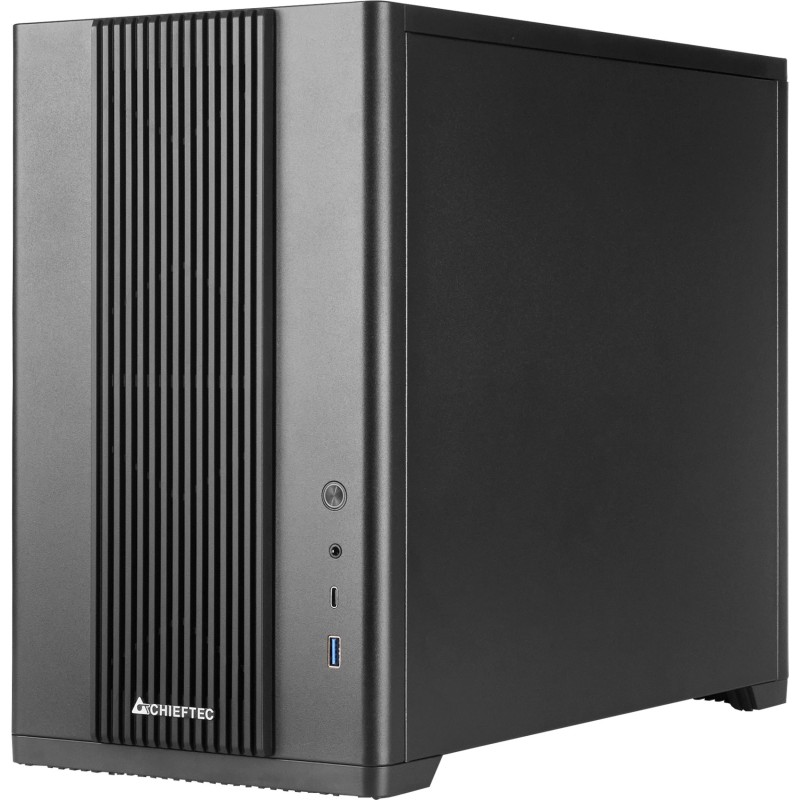 Корпус Chieftec UNI BX-10B-M-OP mATX, без БЖ, Black