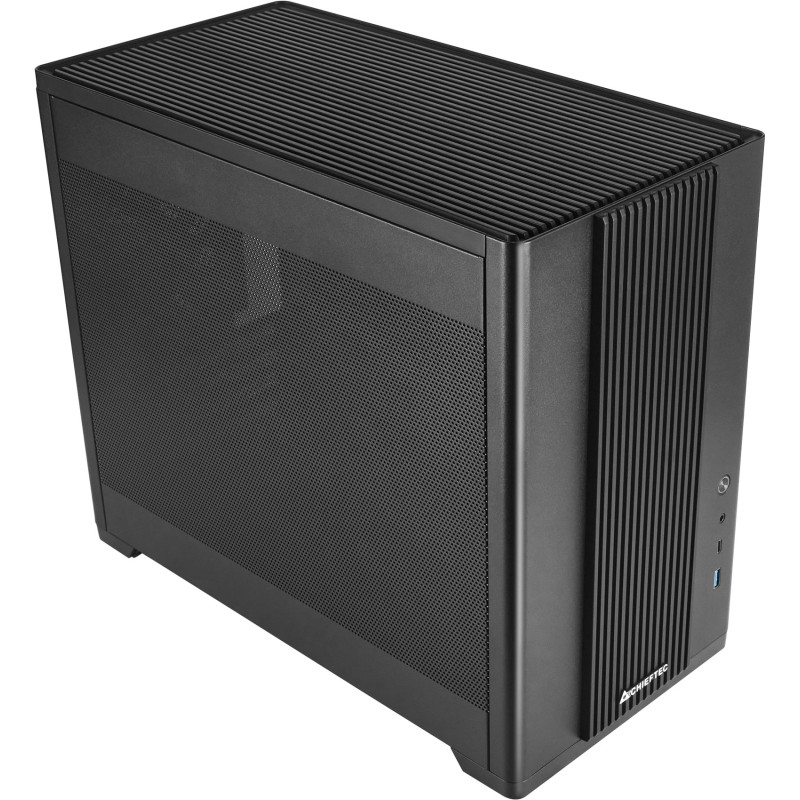 Корпус Chieftec UNI BX-10B-M-OP mATX, без БЖ, Black