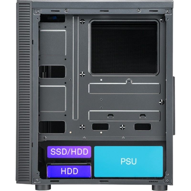 Корпус FSP CMT223S без БЖ ATX Black