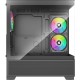Корпус Xilence XILENT BEAM X218.ARGB 3xARGB FAN 12cm, без БЖ ATX