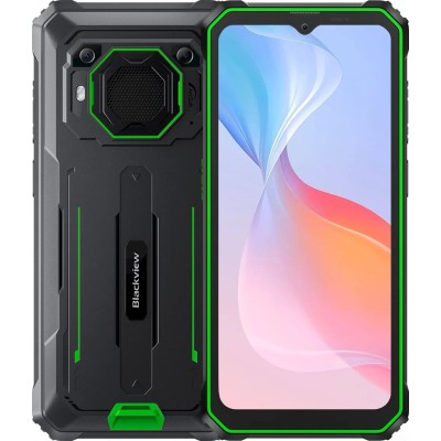 Смартфон Blackview BV6200 Pro 6.56" HD+ /6GB/128GB /Helio P35 /13000mAh/ 13+8Мп /IP69K/NFC Green