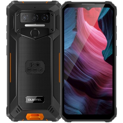 Смартфон Oukitel WP23 pro 6.52"HD+ /8GB/128GB / T606 /10600mAh /13+5Мп/ IP69K /NFC Black-Orange