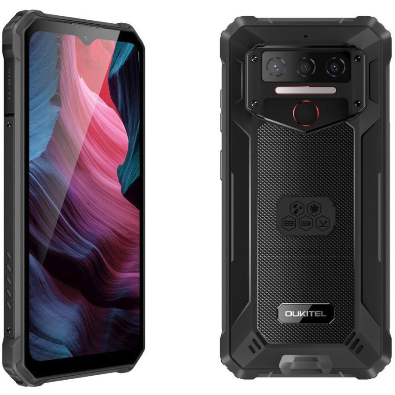 Смартфон Oukitel WP23 pro 6.52"HD+ /8GB/128GB / T606 /10600mAh /13+5Мп/ IP69K /NFC Black