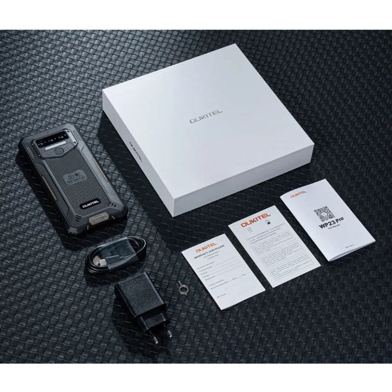 Смартфон Oukitel WP23 pro 6.52"HD+ /8GB/128GB / T606 /10600mAh /13+5Мп/ IP69K /NFC Black