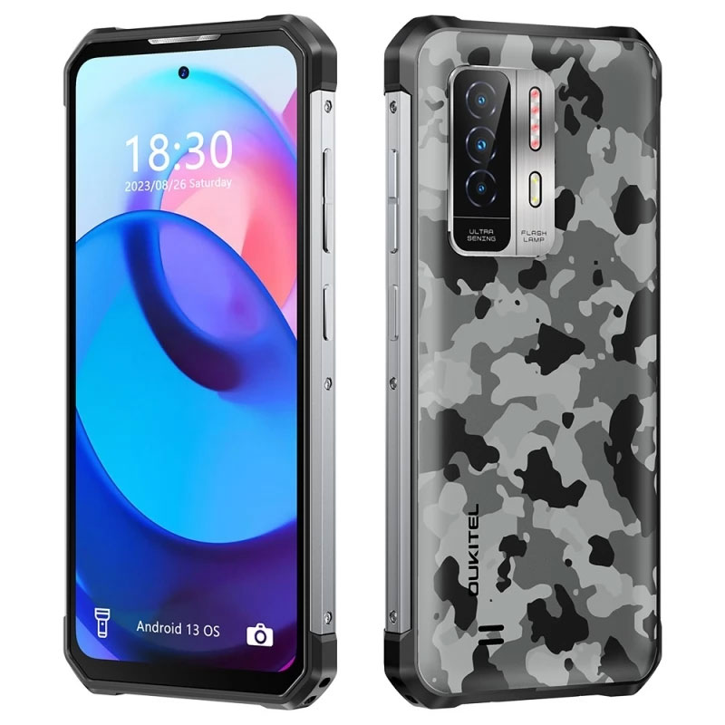 Смартфон Oukitel WP27 6.8"FHD+ /12GB/256GB/ G99 /8500mAh /64+16Мп/ IP69K /NFC CAMO
