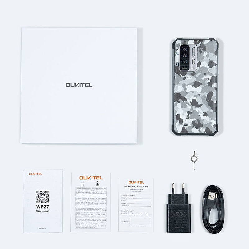 Смартфон Oukitel WP27 6.8"FHD+ /12GB/256GB/ G99 /8500mAh /64+16Мп/ IP69K /NFC CAMO