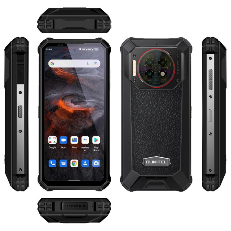 Смартфон Oukitel WP19 pro 6.78”FHD+/8GB/256GB/G99/22000mAh/64+16Мп IR Night Vision/IP69K/NFC/Blac
