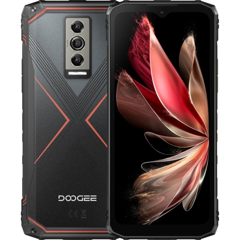 Смартфон Doogee Blade10 Pro 6.56" HD+ /6GB/256GB/ T606 / 5150mAh / 50+8Мп / NFC/IP68/IP69K Black/Red