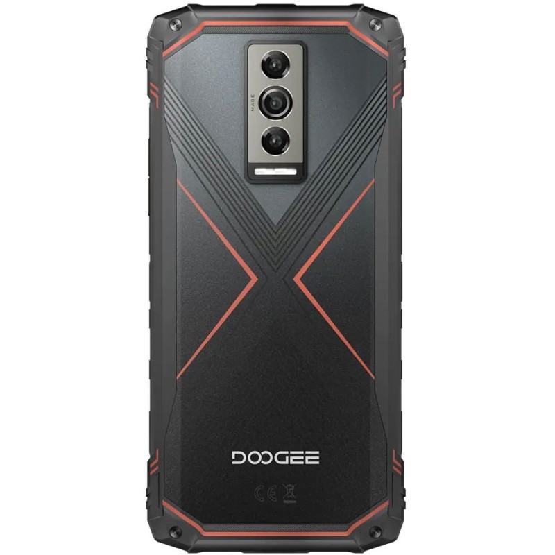 Смартфон Doogee Blade10 Pro 6.56" HD+ /6GB/256GB/ T606 / 5150mAh / 50+8Мп / NFC/IP68/IP69K Black/Red