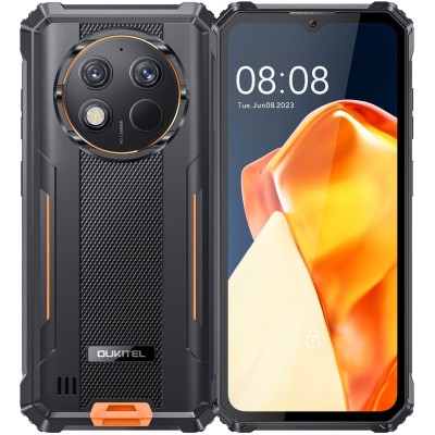 Смартфон Oukitel WP28S 6.5"HD+ /4GB/128GB/ T606 /10600mAh /13+5Мп/ IP69K /NFC Orange