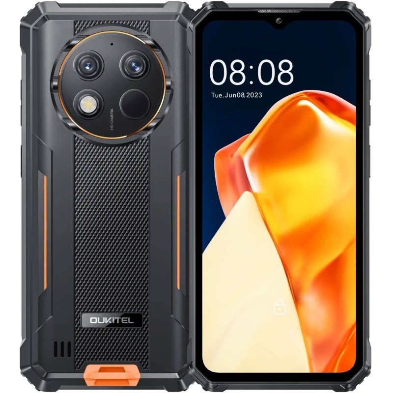 Смартфон Oukitel G1 6.5"HD+ /6GB/256GB/ T606 /10600mAh /48+5Мп/ IP69K /NFC Orange