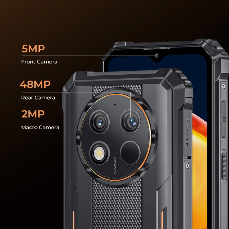Смартфон Oukitel G1 6.5"HD+ /6GB/256GB/ T606 /10600mAh /48+5Мп/ IP69K /NFC Orange
