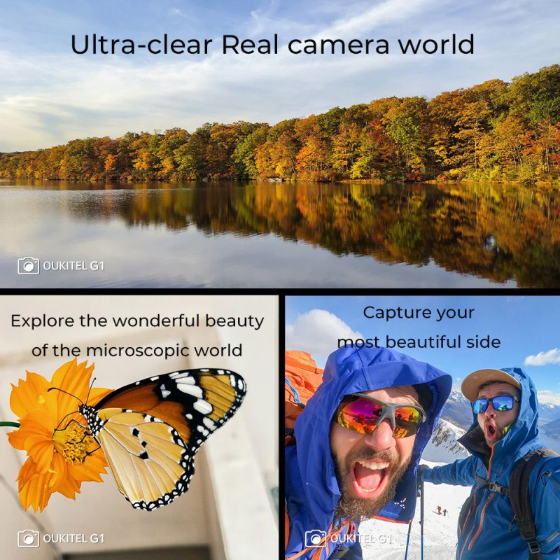 Смартфон Oukitel G1 6.5"HD+ /6GB/256GB/ T606 /10600mAh /48+5Мп/ IP69K /NFC Orange