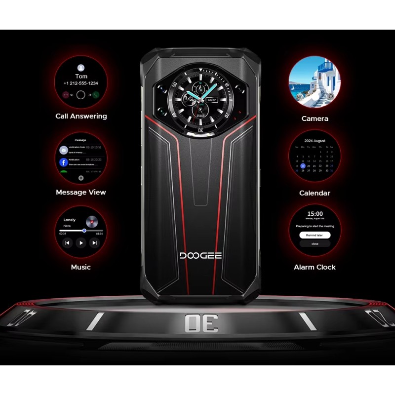 Смартфон Doogee S119 6.72" FHD+ /8GB/512GB/ MT8788 /10200mAh/ 100+16Мп / NFC/ IP68/IP69K Red