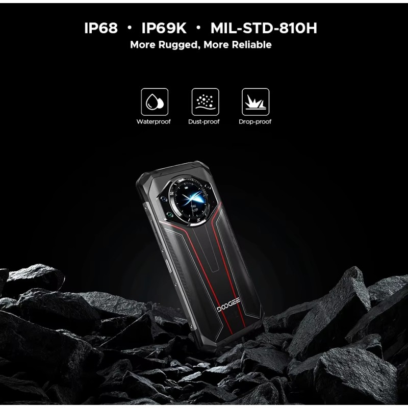 Смартфон Doogee S119 6.72" FHD+ /8GB/512GB/ MT8788 /10200mAh/ 100+16Мп / NFC/ IP68/IP69K Red