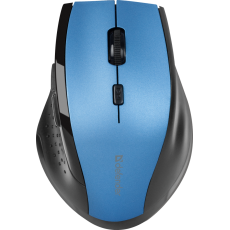 Мишка Defender Accura MM-365, бездротова, 6 кн. до 1600 dpi, синя