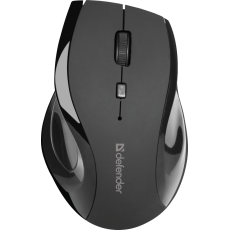 Мишка Defender Accura MM-295, бездротова,6 кн. до 1600 dpi, чорна