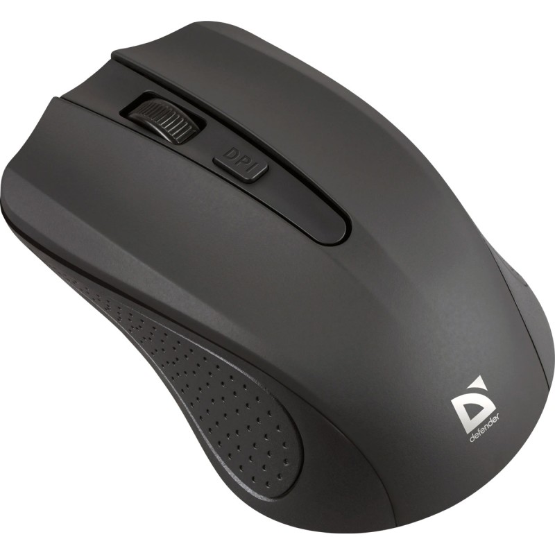 Мишка Defender Accura MM-935 бездротова, 4 кн. до 1600 dpi, чорна