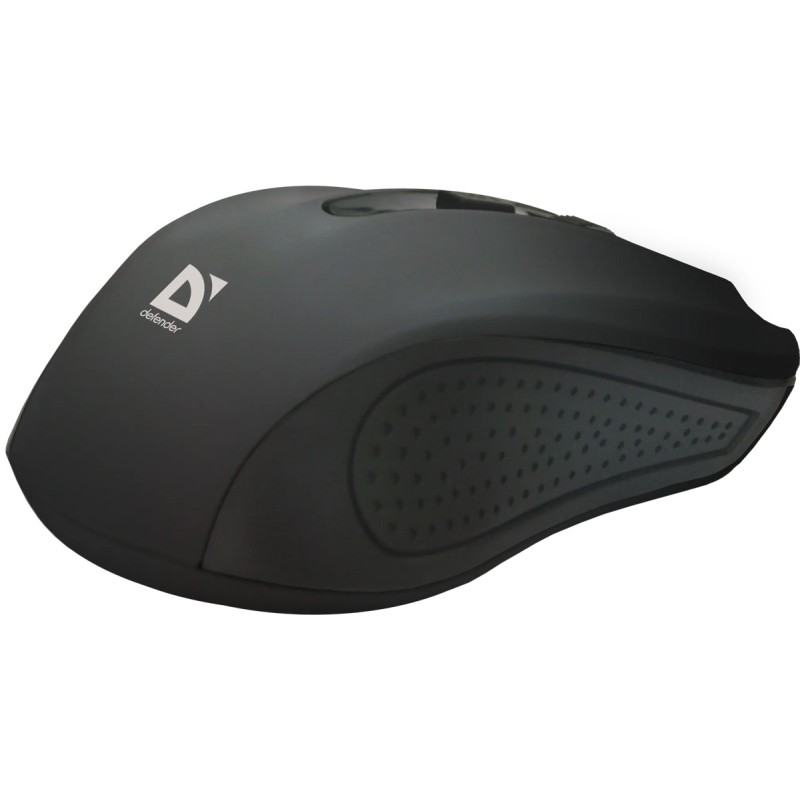 Мишка Defender Accura MM-935 бездротова, 4 кн. до 1600 dpi, чорна