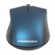 Мишка Modecom  MC-WM10S, бездротова, 3кн., 1600dpi, Silent, синя
