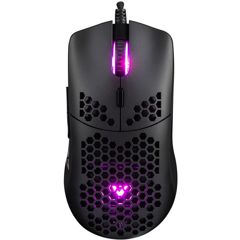 Мишка Modecom Shinobi 3327 Volcano, ігрова, 5200dpi., 6кн., чорна