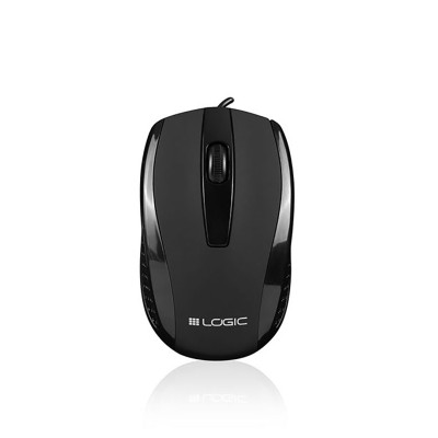 Мишка  LogicConcept LM-31, бездротова, 1200dpi, 3кн., USB, чорна