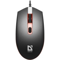 Мишка Defender Dot MB-986, 4 кн. 1600 dpi, 7 кол. підсвітки, чорна