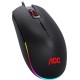 Мишка AOC GM500 ігрова, 5000dpi., 8кн., RGB PMW3325 чорна