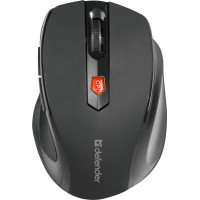 Мишка Defender Ultra MM-315, бездротова, 1200dpi., 6кн. чорна
