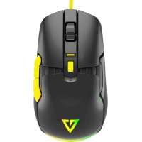 Мишка  Modecom Jager Volcano, ігрова, 12400dpi., 7кн.,RGB, Hot-Swap, custom., чорна