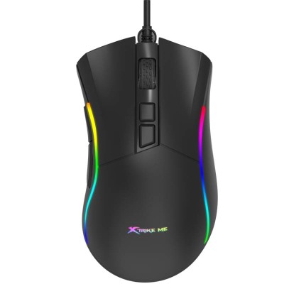 Мишка XTRIKE ME GM-226, ігрова, USB, 7200dpi., 7кн.,RGB, чорна
