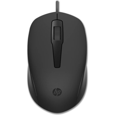 Мишка дротова HP 150 USB, чорна