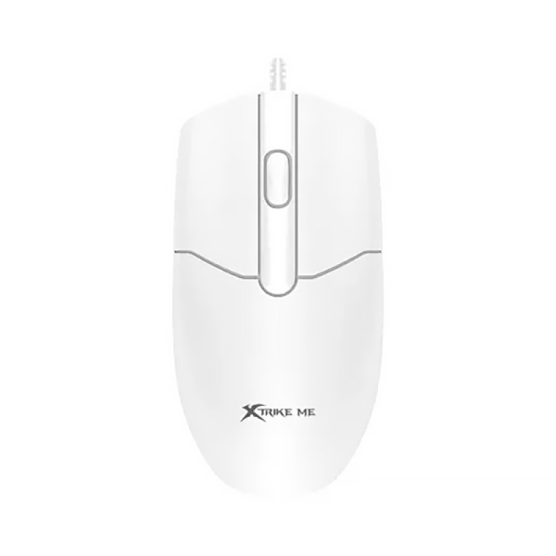 Мишка XTRIKE ME GM-124, USB, 1000dpi., 3кн., біла