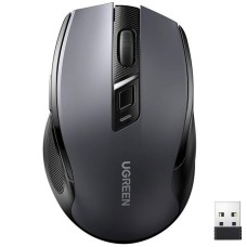 Мишка UGREEN 2.4GHz MU006 бездротова, Bluetooth, 4000dpi., 4кн.,Silence Design, Чорна