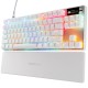 Клавіатура ігрова SteelSeries Apex Pro TKL Gen 3 UA HyperMagnetic, OmniPoint 3.0, OLED, White