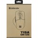 Мишка Defender Tisa GM-126, бездротова, ігрова, 1600 dpi., 7кн., 400 mAh, синьо-біла