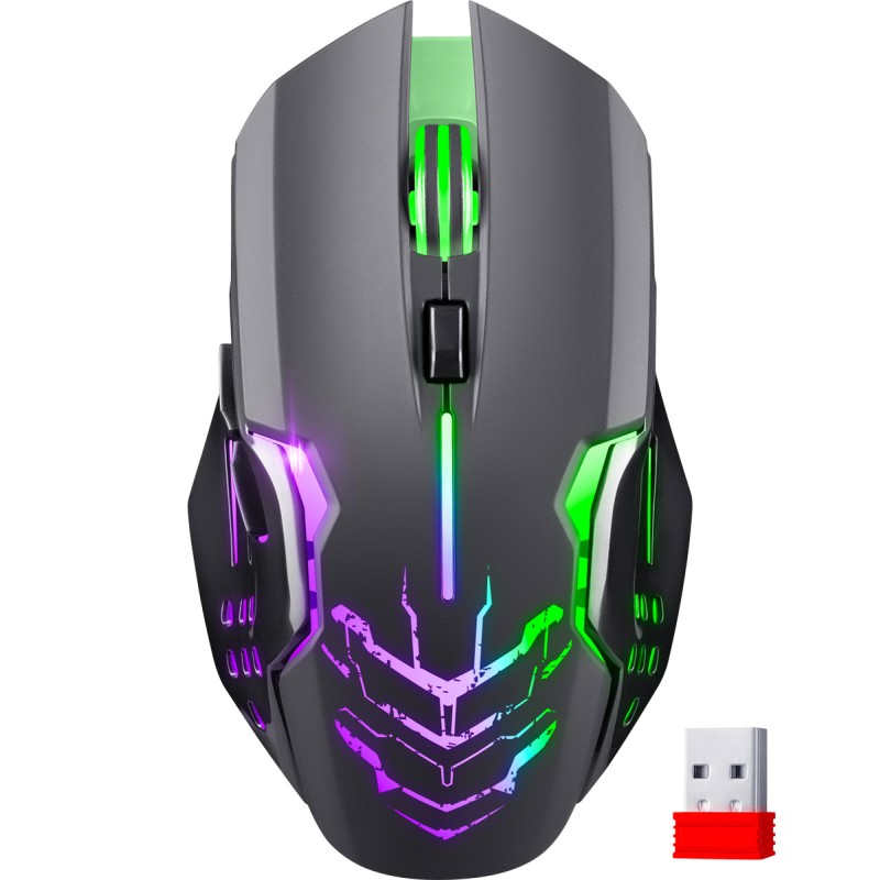 Мишка Defender Katana GM-511, бездротова, ігрова, 6кн., 3200 dpi., 400 mAh, чорна