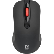 Мишка Defender Nexus MS-195 бездротова, 4 кн. до 1600 dpi, безшумна, чорна