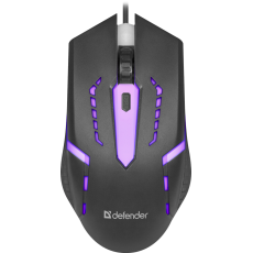 Мишка Defender Hit MB-601, 4 кн. 1200 dpi, 7 кол. підсвітки
