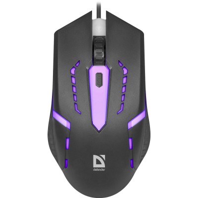 Мишка Defender Hit MB-601, 4 кн. 1200 dpi, 7 кол. підсвітки