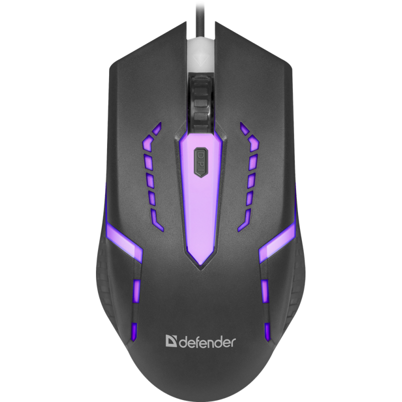 Мишка Defender Hit MB-601, 4 кн. 1200 dpi, 7 кол. підсвітки