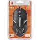 Мишка Defender HIT MB-550, 3кн. 1200 dpi, 7 кольорів, чорна