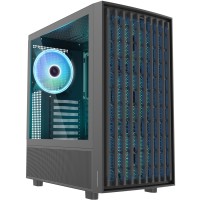 Корпус Modecom BREEZE BLACK USB 3.0x2 USB-Cx1 ARGB 4x140mm fans без БЖ ATX