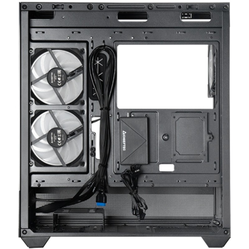 Корпус Chieftec VISTA GT-01B-OP 3x120mm A-RGB, ATX, без БЖ, Black