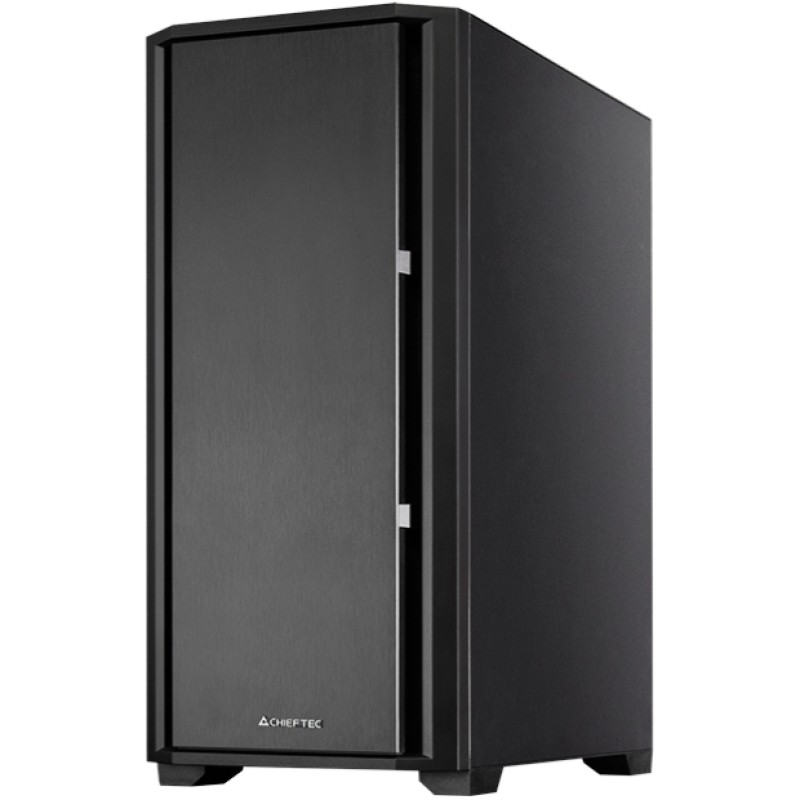 Корпус Chieftec Pro Midi Q AS-01B-OP ATX, без БЖ, Black