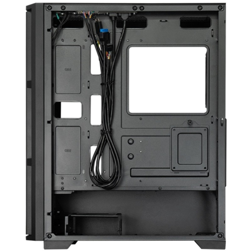 Корпус Chieftec Pro Midi Q AS-01B-OP ATX, без БЖ, Black